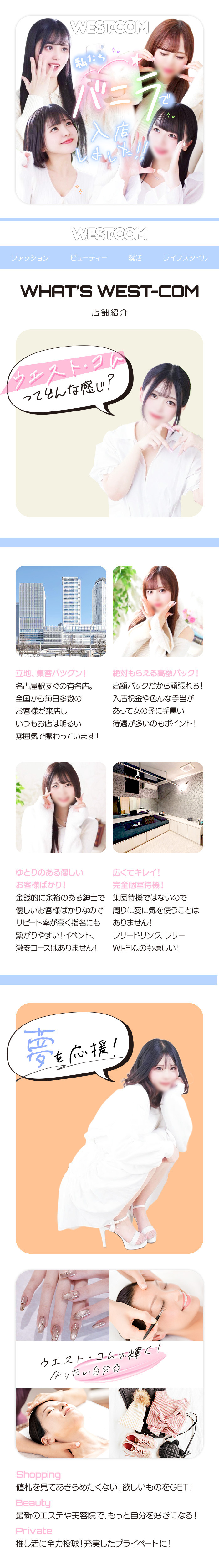 ウエスト・コムウエストコムの体入、バイト、求人情報