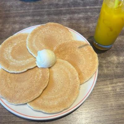 休憩からのデザート🥞